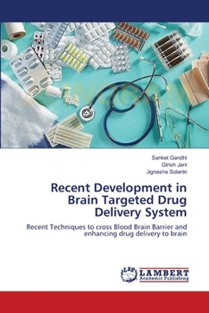Paperback Recent Development in Brain Targeted Drug Delivery System Book