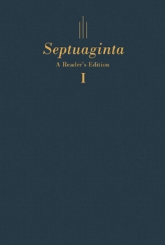 Hardcover Septuaginta: A Reader's Edition, Hardcover (2 Vols) Book