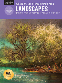 Paperback Acrylic Painting: Landscapes: Learn to Paint Landscapes in Acrylic Step by Step Book