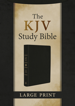 Leather Bound The KJV Study Bible, Large Print [Black Genuine Leather] Book