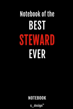 Notebook for Stewards / Steward: awesome handy Note Book [120 blank lined ruled pages]