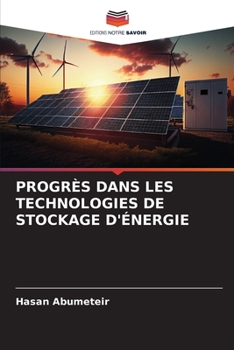 Paperback Progrès Dans Les Technologies de Stockage d'Énergie [French] Book