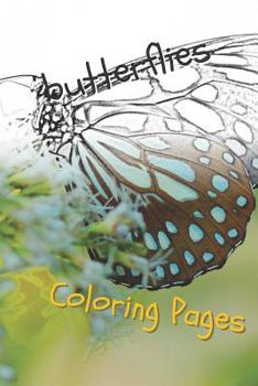 Paperback Butterfly Coloring Pages: Perfect Stress Relief! Book