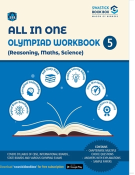 Paperback All in One Olympiad Workbook for Reasoning, Maths & Science - Class 5 Book