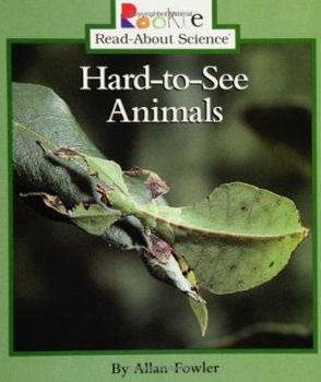 Paperback Hard-To-See Animals Book
