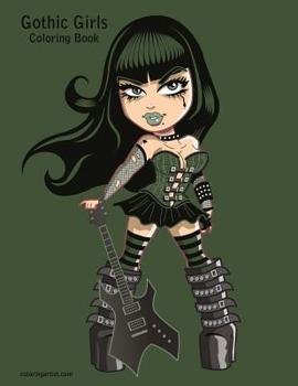 Paperback Gothic Girls Coloring Book