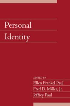 Personal Identity (Social Philosophy and Policy) - Book  of the Social Philosophy and Policy