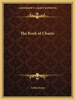 Paperback The Book of Chants Book