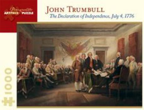 Toy John Trumbull: The Declaration of Independence, July 4, 1776 1000 Piece Jigsaw Puzzle Book