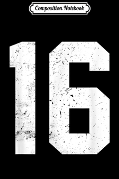 Composition Notebook: Jersey Number 4 Sports Team Player Fan  Journal/Notebook Blank Lined Ruled 6x9 100 Pages