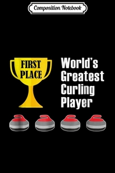 Paperback Composition Notebook: Curling Gift - Funny Player Life Journal/Notebook Blank Lined Ruled 6x9 100 Pages Book