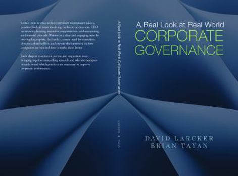 Paperback A Real Look at Real World Corporate Governance Book