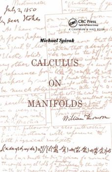 Hardcover Calculus of Manifolds Book