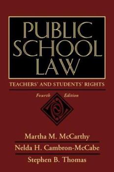 Hardcover Public School Law: Teachers' and Students' Rights Book
