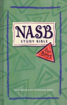 Hardcover Study Bible for Boys-NASB Book