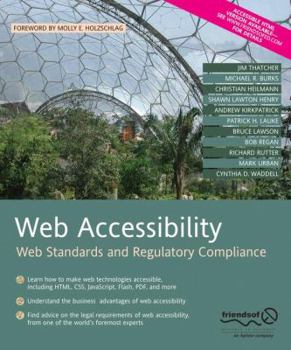 Paperback Web Accessibility: Web Standards and Regulatory Compliance Book