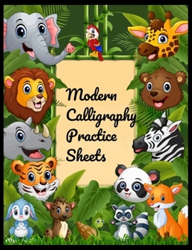 Paperback Modern Calligraphy Practice Sheets: calligraphy practice paper and workbook for lettering artist and lettering for beginners 120 sheets pad Book