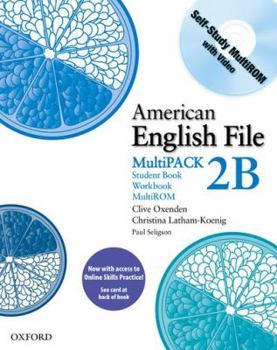 Paperback American English File 2: Student Book Multi Pack B Book