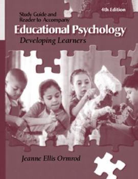Paperback Educational Psychology: Developing Learners, Study Guide, 4th Edition Book
