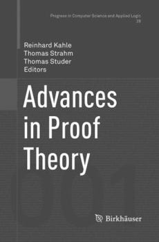 Paperback Advances in Proof Theory Book