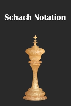 Paperback Schach Notation: Schach Scorebook mit 110 Seiten [German] Book