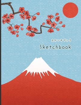 Paperback SketchBook: Japanese Style 8.5 x 11 Large Blank Pages with White Paper.An Artist Sketchbook: Notebook and Sketchbook to Draw and J Book