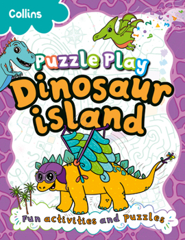 Paperback Puzzle Pals Dinosaur Island Book