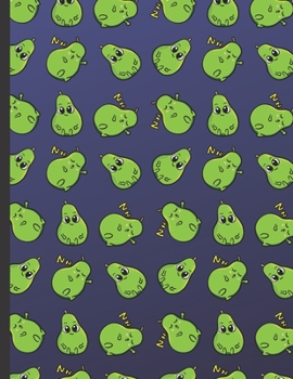 Five Year Monthly Planner and Calendar 2020-2024: Adorable Happy and Sleeping Green Avocado on Blue Background Cover. Fun Date Schedule Journal for All Ages.
