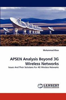 Paperback APSEN Analysis Beyond 3G Wireless Networks Book