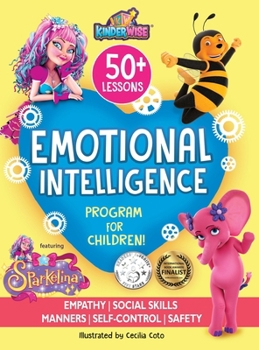 Hardcover Emotional Intelligence Program for Children featuring Sparkelina: 58 Lessons (5 books in 1) Book