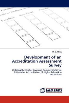 Paperback Development of an Accreditation Assessment Survey Book