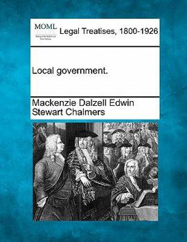 Paperback Local Government. Book