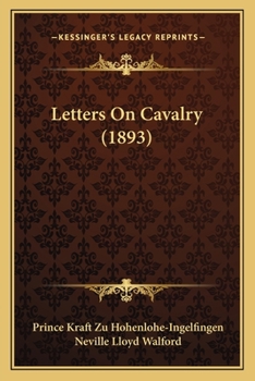 Paperback Letters On Cavalry (1893) Book