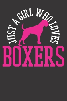 Paperback Notebook: Boxer Dog Animal Pet Lover Funny Gift Dot Grid 6x9 120 Pages Book