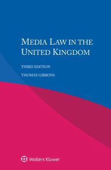 Paperback Media Law in the United Kingdom Book