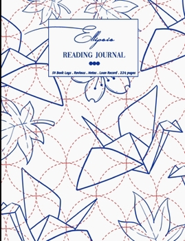 Paperback Ellipsis Reading Log: 50 Log Journal - White Book