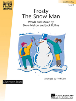 Paperback Frosty the Snowman: Hal Leonard Student Piano Library Showcase Solo Level 3/Late Elementary Book