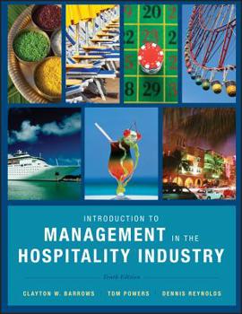 Hardcover Introduction to Management in the Hospitality Industry Book