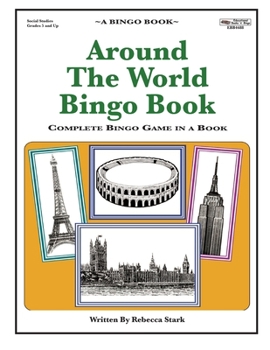 Paperback Around The World Bingo Book: Complete Bingo Game In A Book
