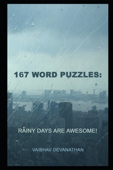 Paperback 167 Word Puzzles: Rainy Days Are Awesome! Book