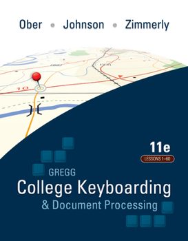 Spiral-bound Gregg College Keyboarding & Document Processing (Gdp); Lessons 1-60 Text Book