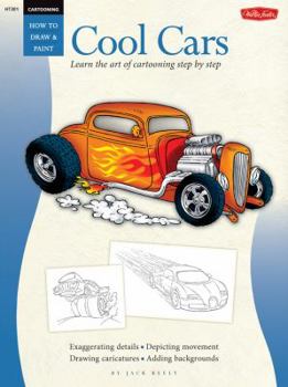 Paperback Cool Cars: Learn the Art of Cartooning Step by Step Book