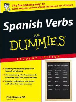 Paperback Spanish Verbs For Dummies Book