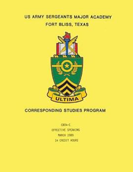 Paperback Corresponding Studies Program: CB04-C - Effective Speaking Book