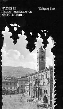 Paperback Studies in Italian Renaissance Architecture Book