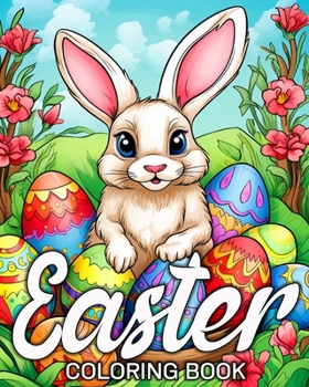 Paperback Easter Coloring Book: 50 Cute Images for Stress Relief and Relaxation Book