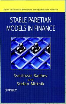 Hardcover Stable Paretian Models in Finance Book
