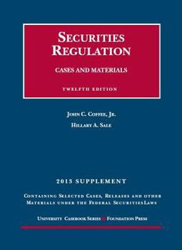Paperback Securities Regulation Cases and Materials Book