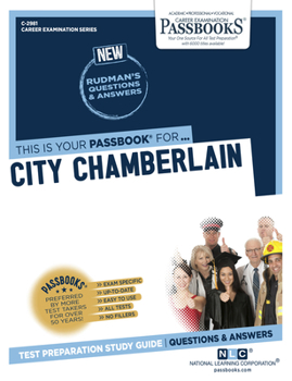 Paperback City Chamberlain (C-2981): Passbooks Study Guide Volume 2981 Book