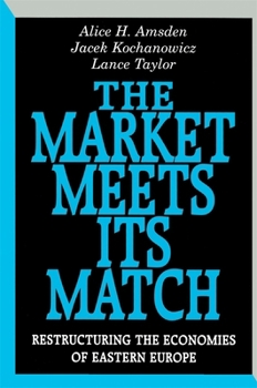 Paperback The Market Meets Its Match: Restructuring the Economies of Eastern Europe Book